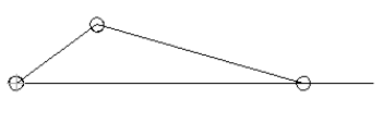 Kinematic sketch for a slider-crank.